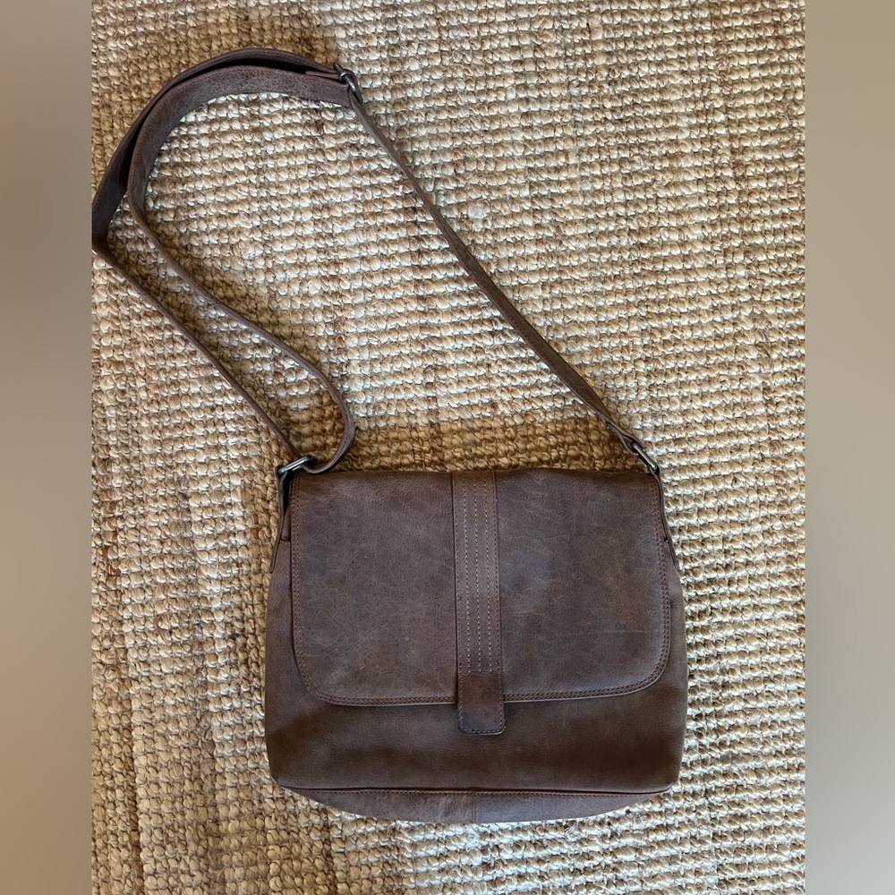 Adrian Klis Buffalo Leather Satchel - perfect condition!